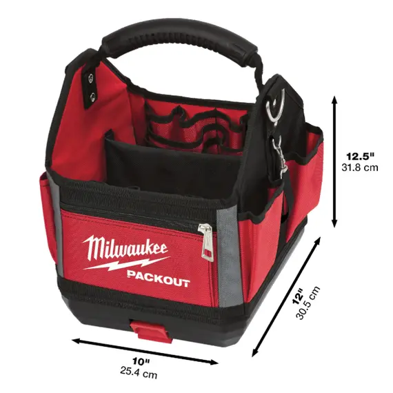 Milwaukee PACKOUT™ сумка для инструментов, 25 см, красная – 4932464084, 2 года гарантии, изображение 4
