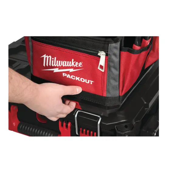 Milwaukee PACKOUT™ сумка для инструментов, 25 см, красная – 4932464084, 2 года гарантии, изображение 6