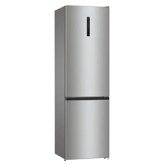 Gorenje 736286 Fridge Freezer - 331 L, E, 2000 mm, Grey, Metallic, White, 1YR – מקרר