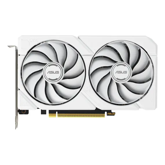 ASUS 90YV0LG3-M0NA00 Video Card - 16 GB GDDR6, PCI Express 5.0, AMD Radeon RX 9060 XT, 128 bit, White, 1YR, изображение 2