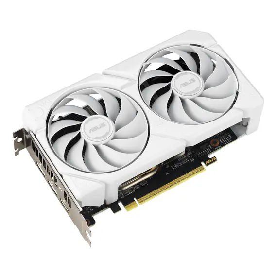 ASUS 90YV0LG3-M0NA00 Video Card - 16 GB GDDR6, PCI Express 5.0, AMD Radeon RX 9060 XT, 128 bit, White, 1YR, изображение 5