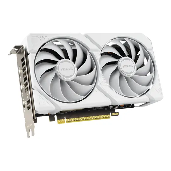 ASUS 90YV0LG3-M0NA00 Video Card - 16 GB GDDR6, PCI Express 5.0, AMD Radeon RX 9060 XT, 128 bit, White, 1YR, изображение 6