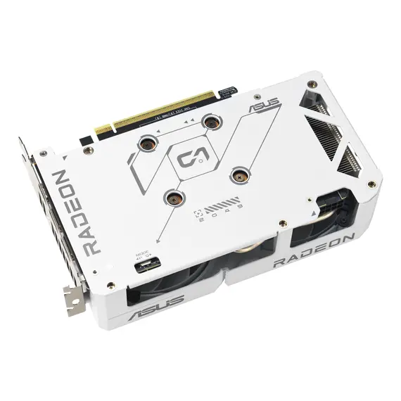 ASUS 90YV0LG3-M0NA00 Video Card - 16 GB GDDR6, PCI Express 5.0, AMD Radeon RX 9060 XT, 128 bit, White, 1YR, изображение 8