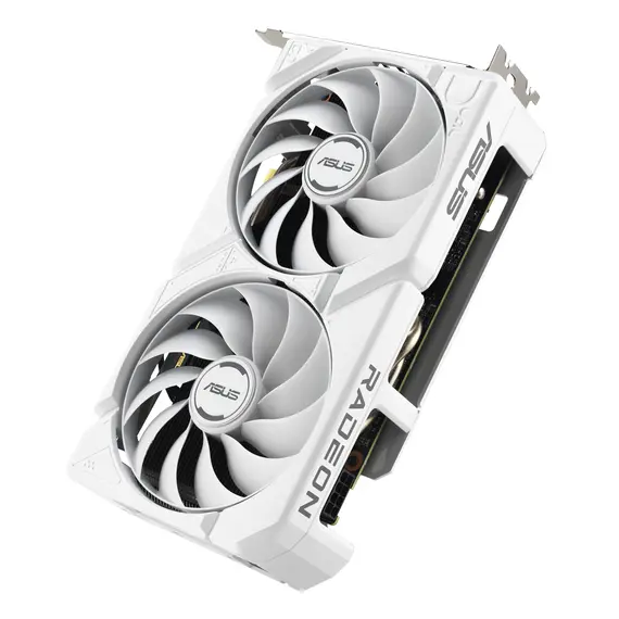 ASUS 90YV0LG3-M0NA00 Video Card - 16 GB GDDR6, PCI Express 5.0, AMD Radeon RX 9060 XT, 128 bit, White, 1YR, изображение 16