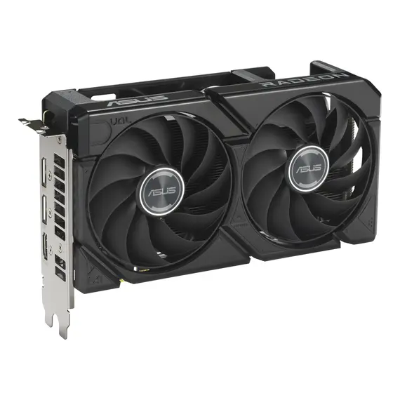 ASUS 90YV0LG2-M0NA00 Video Card - 16 GB GDDR6, PCI Express 5.0, AMD Radeon RX 9060 XT, 128 bit, Black, 3YR, изображение 4