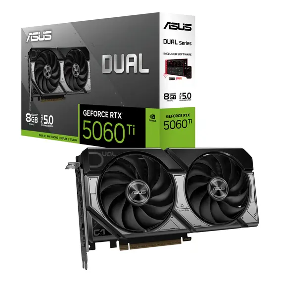 ASUS 90YV0MP3-M0NA00 Video Card - 8 GB GDDR7, PCI Express 5.0, NVIDIA GeForce RTX 5060 Ti, 128 bit, Black, 1YR, изображение 9