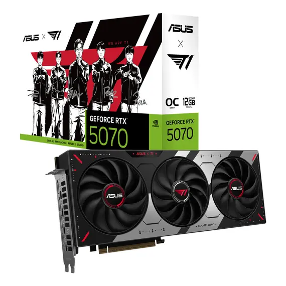 ASUS 90YV0M1G-M0NA00 Video Card - 12 GB GDDR7, PCI Express 5.0, NVIDIA GeForce RTX 5070, OC, 192 bit, Black, 3YR, изображение 11