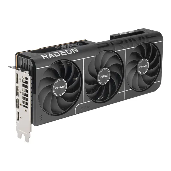 ASUS 90YV0MQ0-M0NA00 Video Card - 16 GB GDDR6, PCI Express 5.0, AMD Radeon RX 9070, OC, 256 bit, Black, 3YR, изображение 2