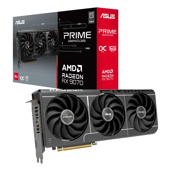 ASUS 90YV0MQ0-M0NA00 Video Card - 16 GB GDDR6, PCI Express 5.0, AMD Radeon RX 9070, OC, 256 bit, Black, 3YR, изображение 10