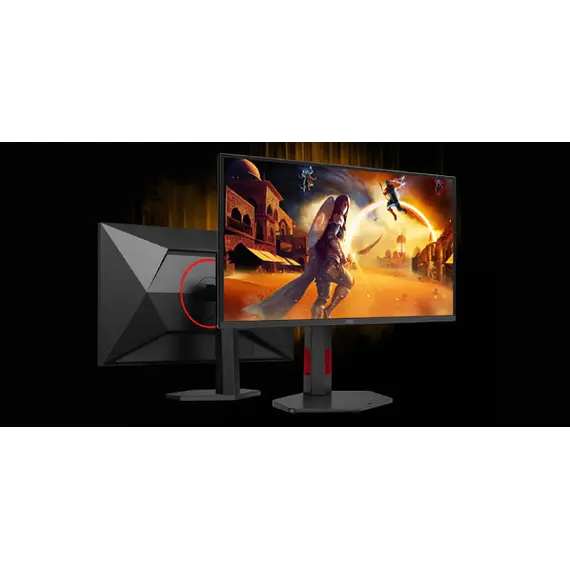 AOC Q25G4SR Gaming Monitor - 24.5", Quad HD, Fast IPS, 300 Hz, Black, Red, 3YR – מסך מחשב, תמונה 6