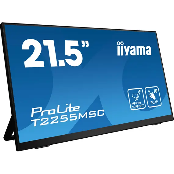 Iiyama T2255MSC-B1 Monitor - Full HD, IPS, 60 Hz, 16:9, Black, 3YR – מסך מחשב