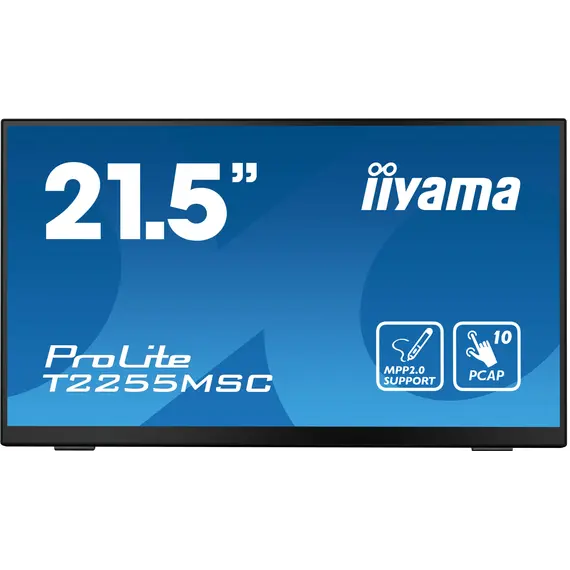 Iiyama T2255MSC-B1 Monitor - Full HD, IPS, 60 Hz, 16:9, Black, 3YR – מסך מחשב, תמונה 2