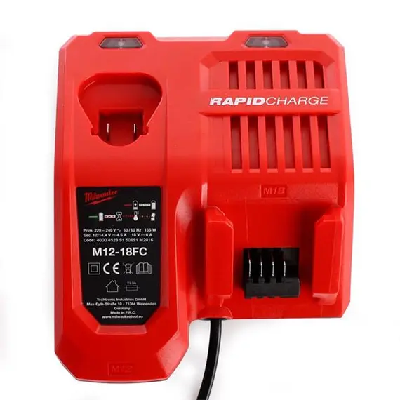 Milwaukee REDLITHIUM™ 4932451079 M12™ - M18™ fast charger 1YR, изображение 2