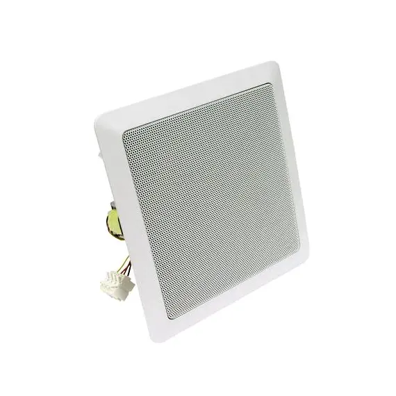 Visaton 50154 Ceiling and Wall Speaker - 2-Way Coaxial, 6.5", Pressure Terminals, Plastic Housing, Metal Grille, White, 1YR – רמקול לבית, תמונה 3