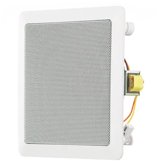 Visaton 50154 Ceiling and Wall Speaker - 2-Way Coaxial, 6.5", Pressure Terminals, Plastic Housing, Metal Grille, White, 1YR – רמקול לבית, תמונה 6