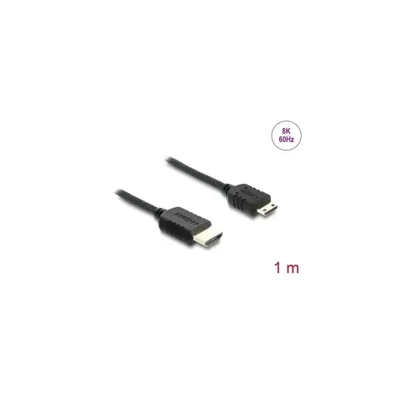 DeLOCK 84034 - HDMI Cable, HDMI-A male to HDMI-A male, HDMI 2.1, 10m, Black, 1YR, image 4