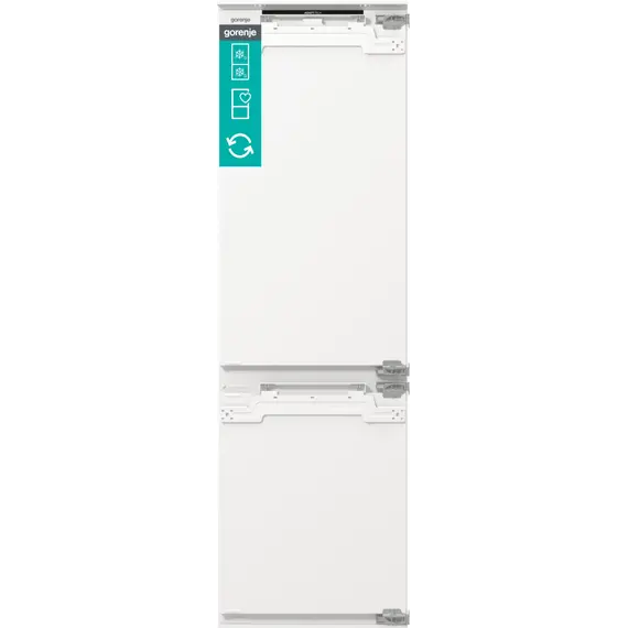 Gorenje NRKI517E62WF Built-In Fridge-Freezer - 252 L, E, Wi-Fi, 1772 mm, White, 1YR – מקרר, תמונה 2