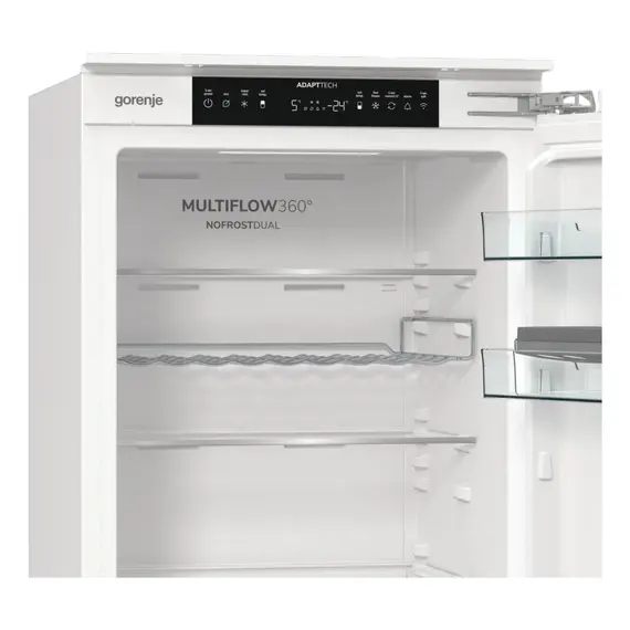 Gorenje NRKI517E62WF Built-In Fridge-Freezer - 252 L, E, Wi-Fi, 1772 mm, White, 1YR – מקרר, תמונה 8