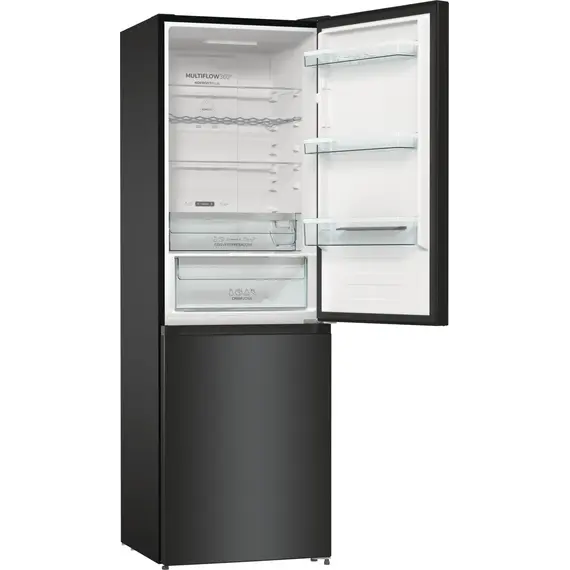 Gorenje NRK619EABXL4 Refrigerator-Freezer - 300 L, E, 1850 mm, Black, 1YR, image 8
