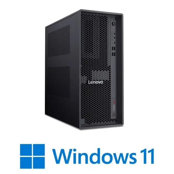 Lenovo ThinkStation P4 30KN001PIV Desktop - AMD Ryzen 7 PRO, 32GB, 1TB, Win11Pro, 3YR – מחשב נייח לנובו, תמונה 2