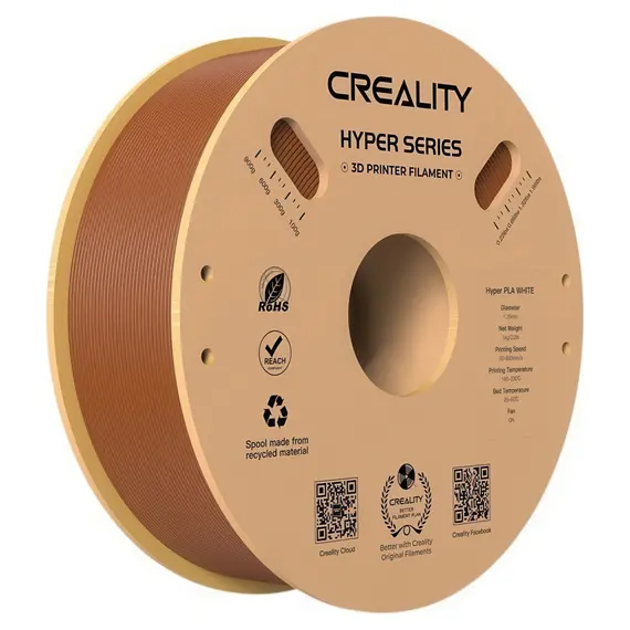 Creality 3301010382 3D Printer Filament - PLA, 1.75 mm, Brown, 1YR – פילמנט למדפסת תלת מימד קריאליטי, תמונה 4