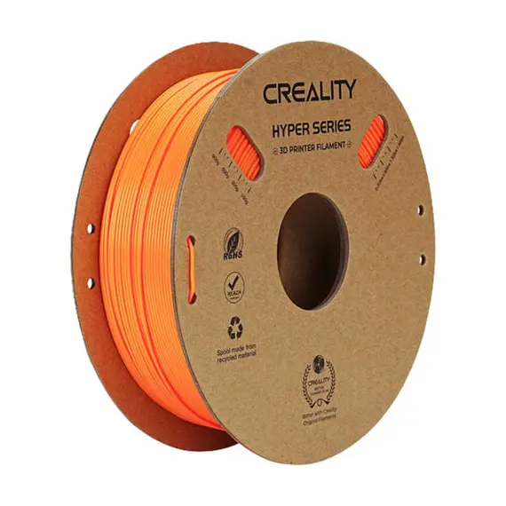 Creality 3301010381 3D Printer Filament - PLA, 1.75 mm, Orange, 1YR – פילמנט למדפסת תלת מימד קריאליטי, תמונה 5