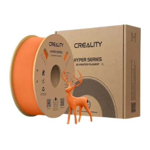 Creality 3301010381 3D Printer Filament - PLA, 1.75 mm, Orange, 1YR – פילמנט למדפסת תלת מימד קריאליטי, תמונה 6