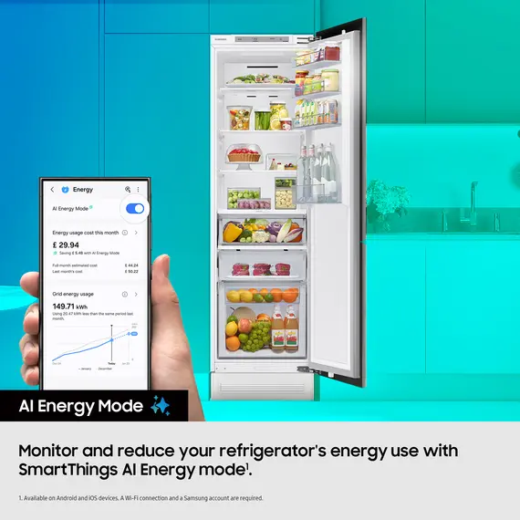 Samsung BRR297235WW Refrigerator - 289 L, E, 1775 mm, White, 1YR, image 11