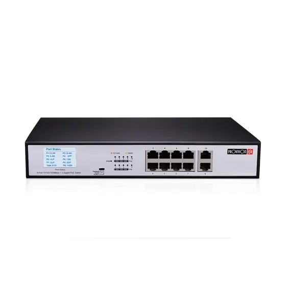 Provision POES-08130GC+2G - 8+2-Port 10/100Mbps PoE Switch