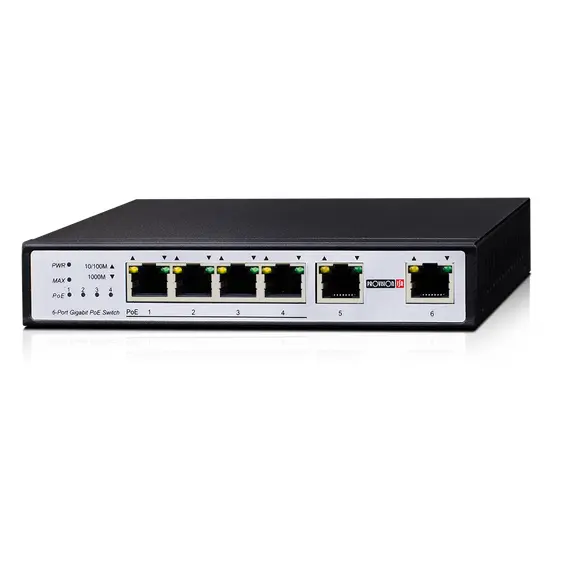 Provision PoES-0460G+2G - 4+2 Port Giga Powered Device PoE Switch