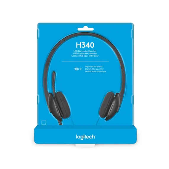 Logitech H340 98100-047-50 - Binaural HeadSet, Black, 7 image