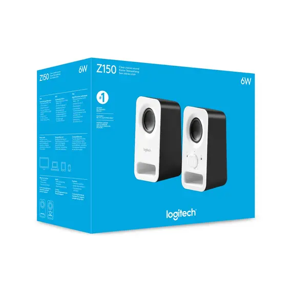 Logitech 98000-081-50 Z150 - Desktop Speakers, White, 4 image
