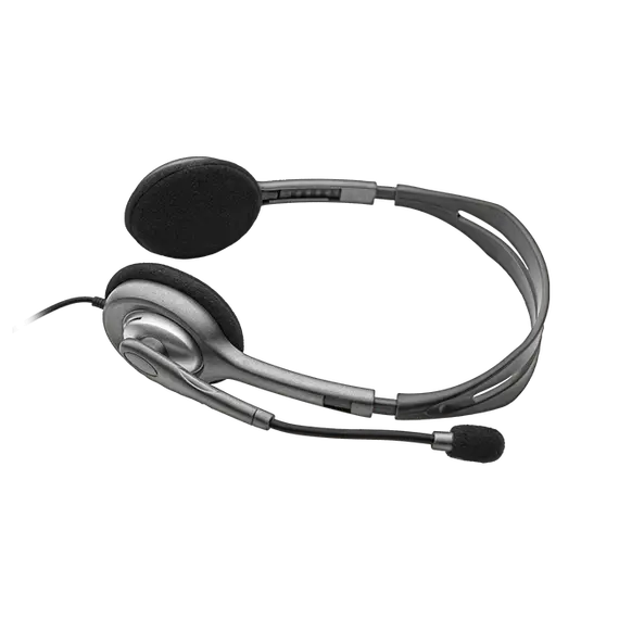 Logitech H111 98100-059-30 - 3.5 Stereo Headphones, 2 image
