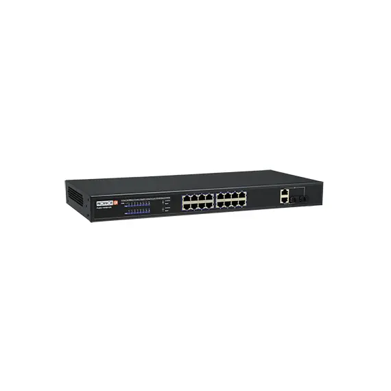 16+2Combo-Port 10/100 Mbps PoE Switch PoES-16250+2Combo