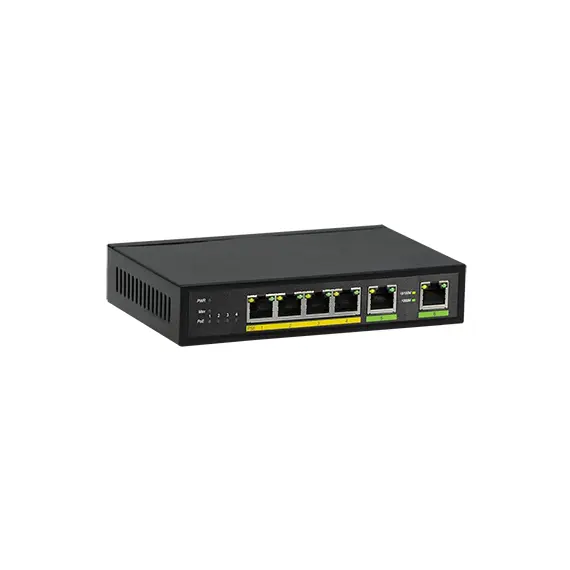 4+2-Port Giga PoE Switch PoES-0460G+2G