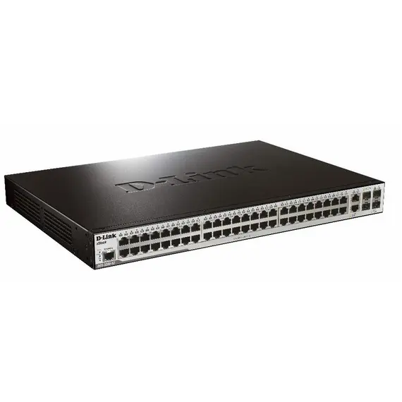 D-Link DES-3200-52 - Network Switch Managed, L2, 1U, Black