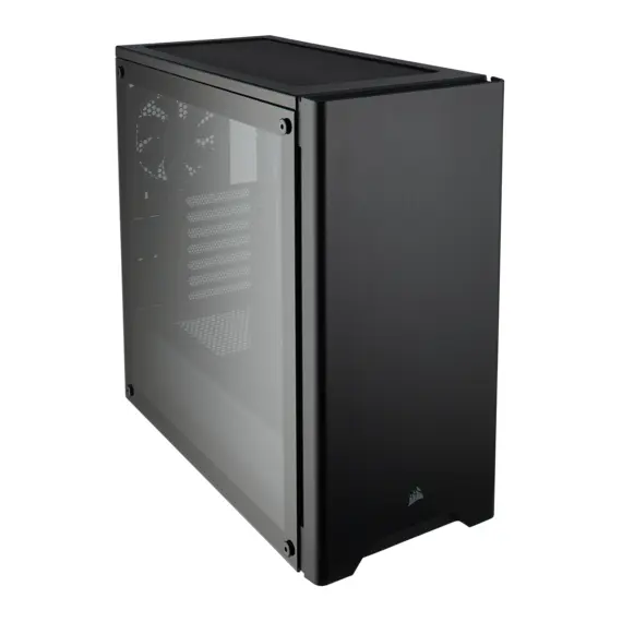 Corsair Carbide 275R - Tempered Glass Gaming PC Case, Black