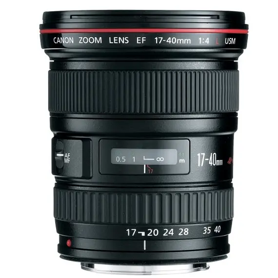 Canon EF 17-40mm f/4.0L USM, Black