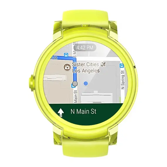 Mobvoi Ticwatch E 1.4" Smartwatch, Lemon