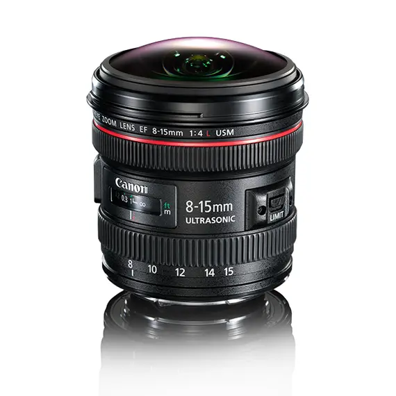 Canon EF 8-15mm f/4L Fisheye USM SLR Wide fish-eye, Black