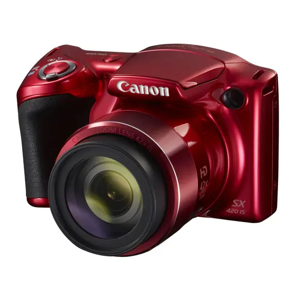 Canon PowerShot SX420 IS Compact Camera 20 MP, CCD, 1/2.3", Red