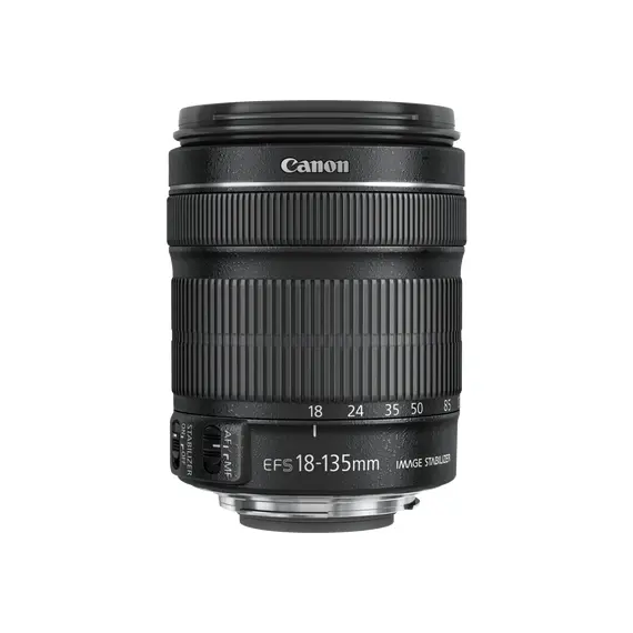 Canon EF-S 18-135mm f/3.5-5.6 IS STM SLR Standard Lens, Black