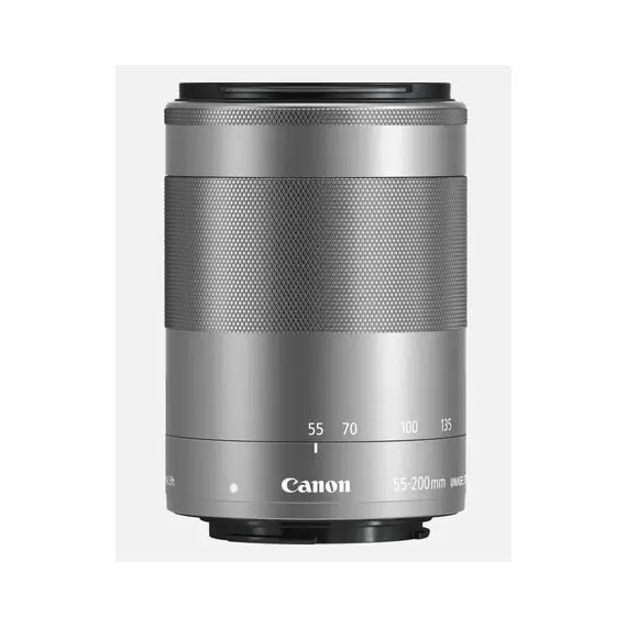 Canon EF-M 55-200mm f/4.5-6.3 IS STM, Silver