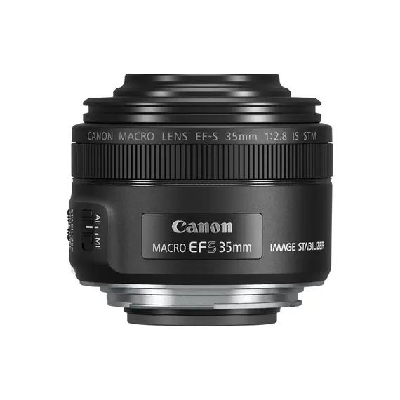 Canon EF-S 35mm f/2.8 Macro IS STM SLR Macro Lens, Black