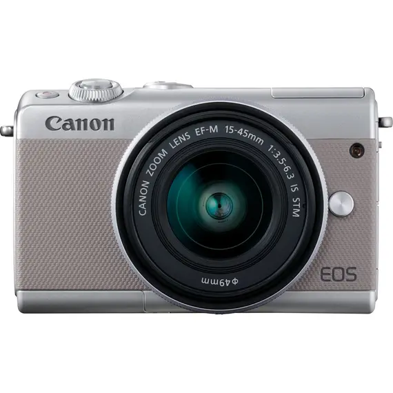 Canon EOS M100 + EF-M 15-45mm IS STM + EF-M 22mm f/2 STM MILC 24.2 MP CMOS 6000 x 4000 pixels, Grey