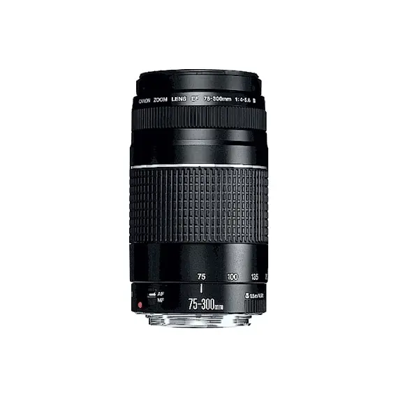 Canon EF 75-300mm f/4.0-5.6 III, Black
