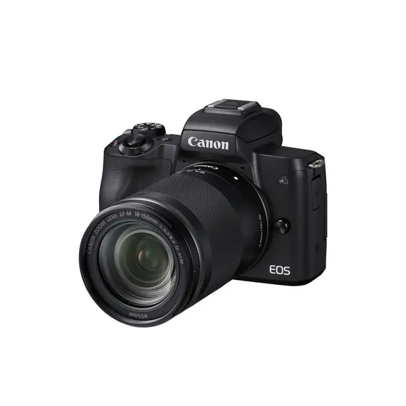 Canon EOS M50 + 18-150 mm MILC 24.1 MP, CMOS, 6000 x 4000 pixels, Black