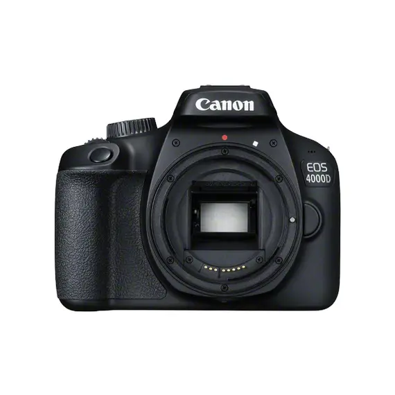 Canon EOS 4000D + 18-55 DC + 75-300 DC SLR Camera Body 18 MP, 5184 x 3456 pixels, Black