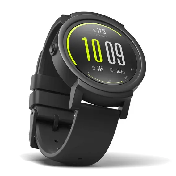 Mobvoi Ticwatch E 1.4" Smartwatch, Shadow
