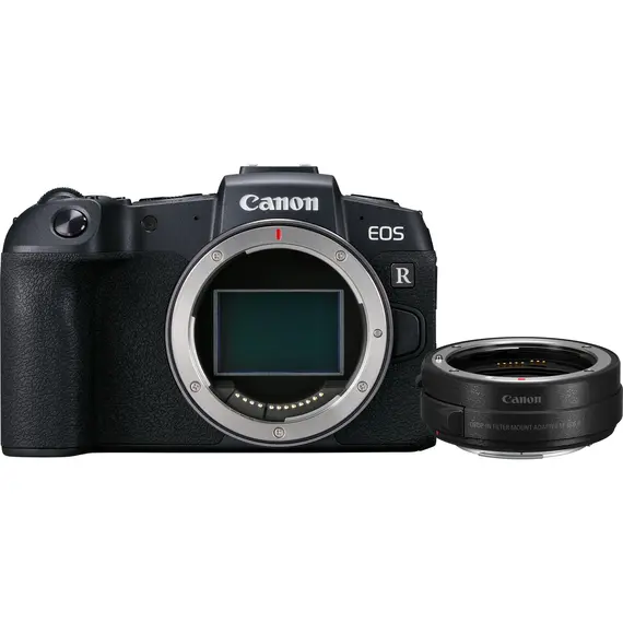 Canon EOS RP Body + EF-EOS R Adapter MILC Body 26.2 MP, CMOS, 6240 x 4160 pixels, Black